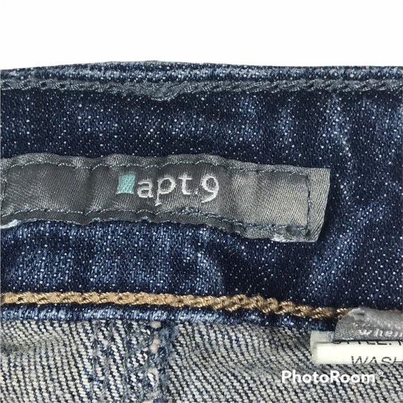 Apt 9 Women's Cuffed Capris Jeans Size 16 Preowned - Picture 3 of 12